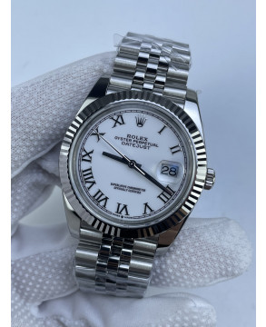 (준비완료/특급배송)NO.3189/롤렉스 데이저스트 41 화이트 로만 다이얼 126334 QP공장