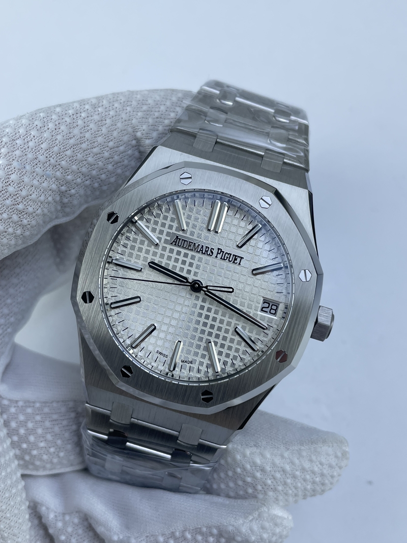 (준비완료/특급배송)NO.3284/DD공장 오데마피게 로얄오크 15510 실버 스틸